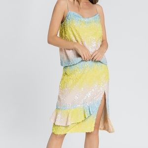 Endless Rose High Waisted Sequin Skirt size S